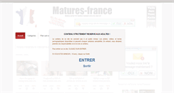 Desktop Screenshot of matures-france.com